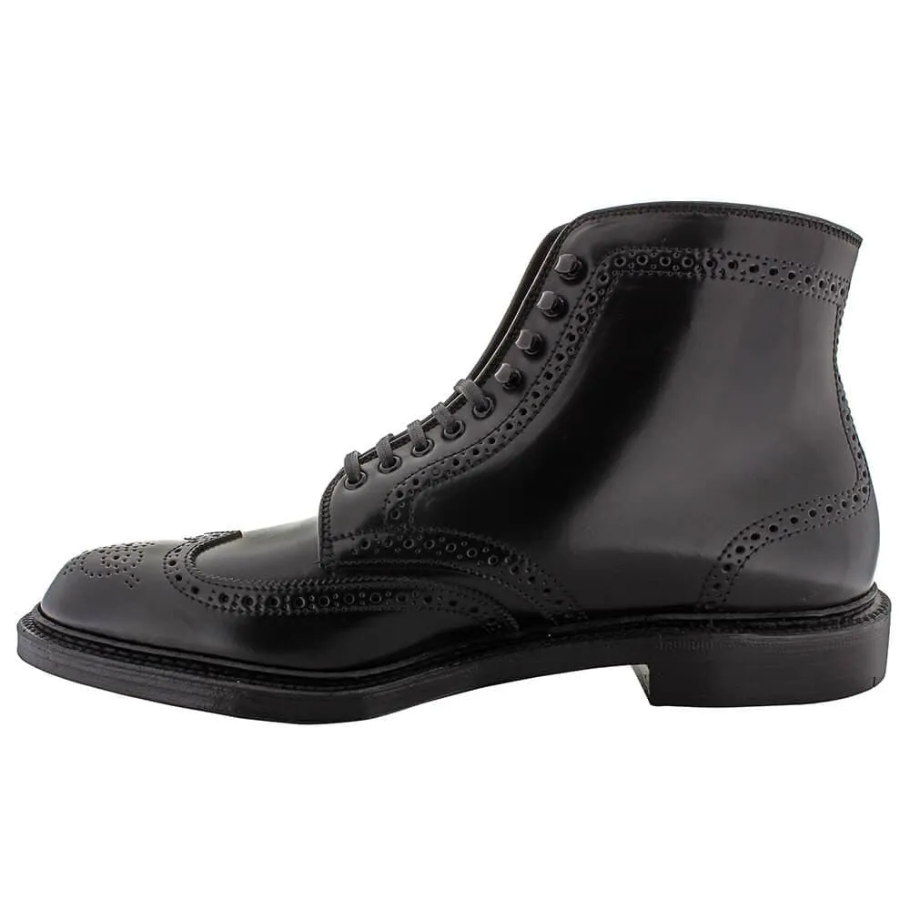 7 CM / 2.76 Inches CMR CHAMARIPA Elevator Shoes - Black Shell Cordovan Wing Tip Height Increasing Boots for Men