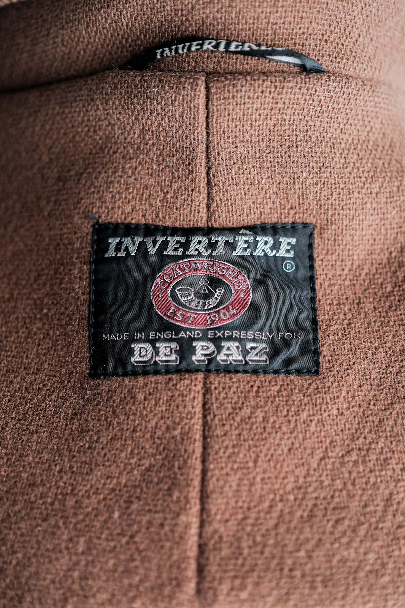 【~90's】Old INVERTERE Wool Duffle Coat "Moorbrook" "DE PAZ 別注"