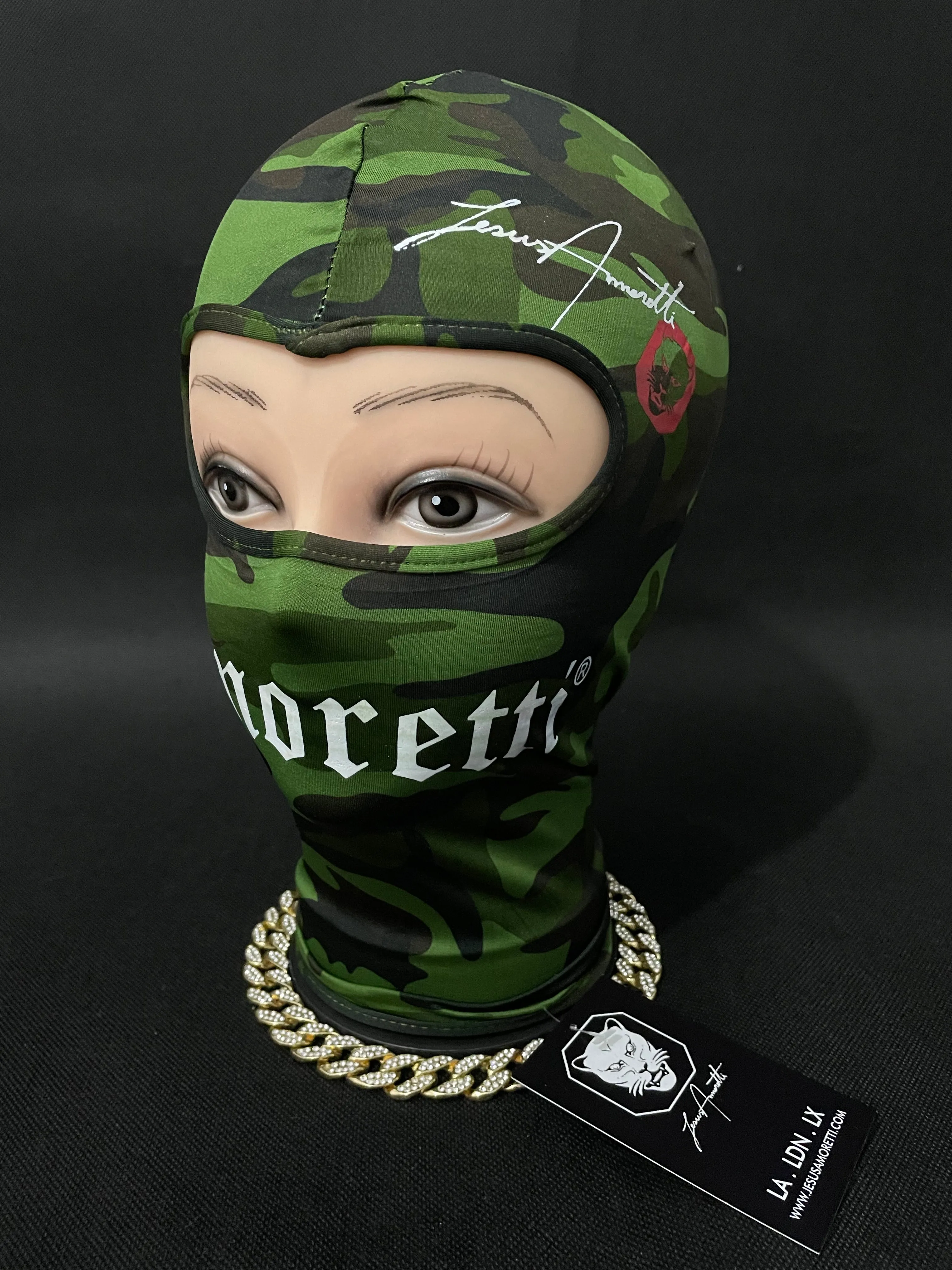 Balaclava Amoretti Verde Camuflada