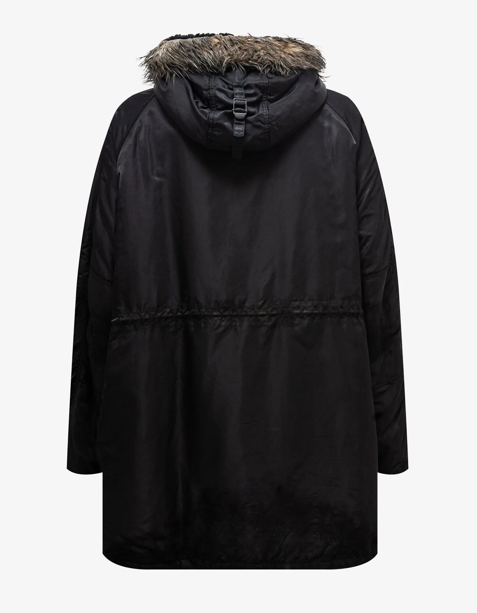 Balenciaga Black Military Parka Jacket