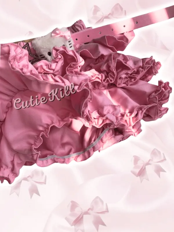 Barbie kitty layered bloomer skirt