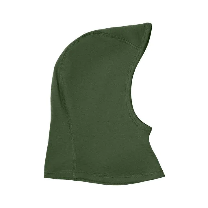 Base Layer Merino Wool Balaclava, Dark Green