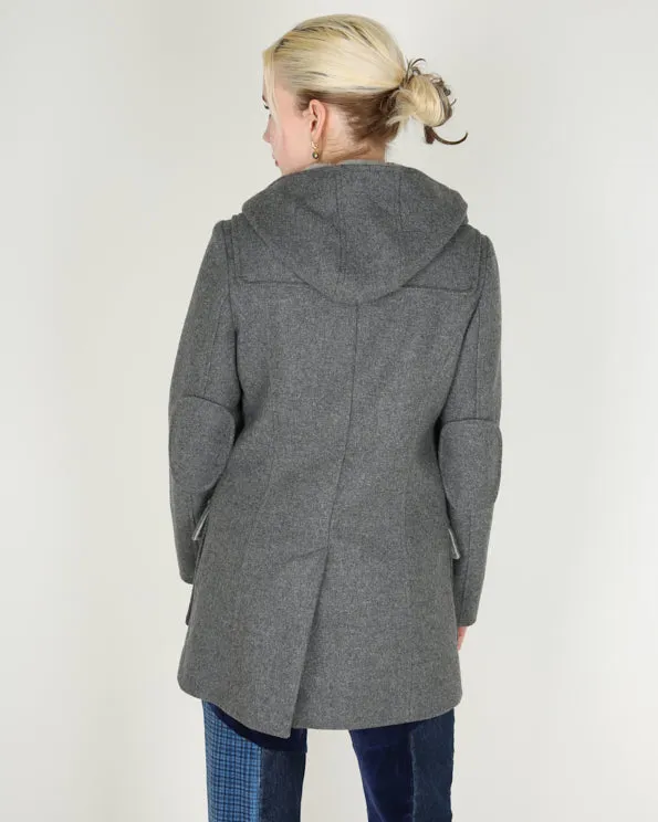 Benetton grey duffle coat - S