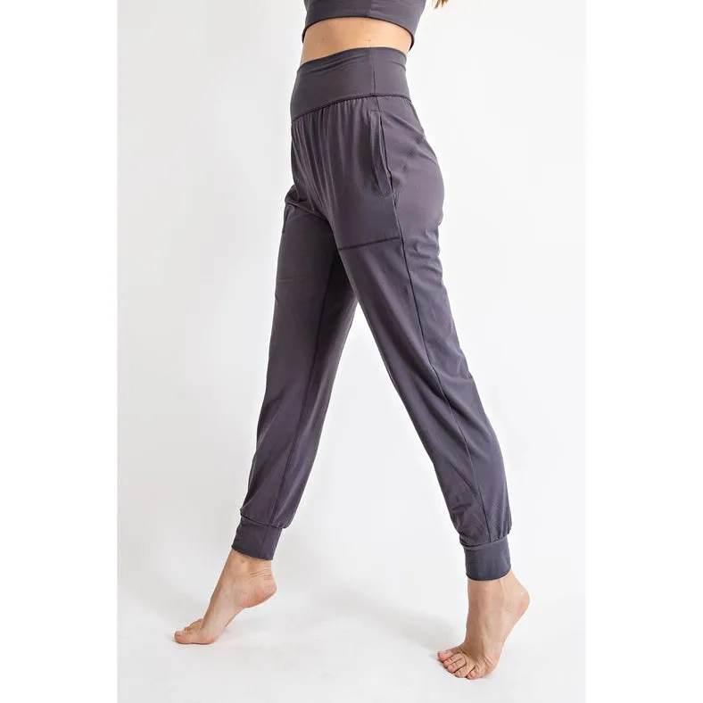 Butter Soft Joggers with Pockets Charcoal