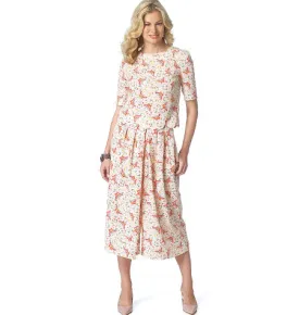 Butterick Pattern B6178 Misses Culottes