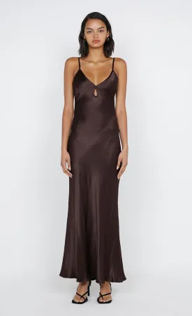 CEDAR CITY MAXI DRESS - DARK CHOCOLATE