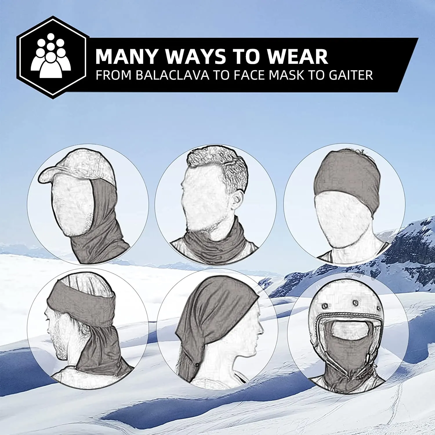 Cold Weather Ski Mask for Men