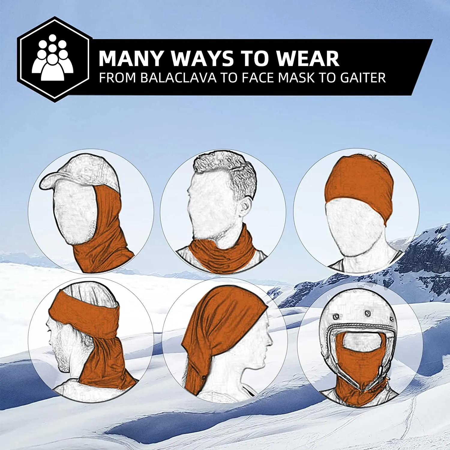 Cold Weather Ski Mask for Men