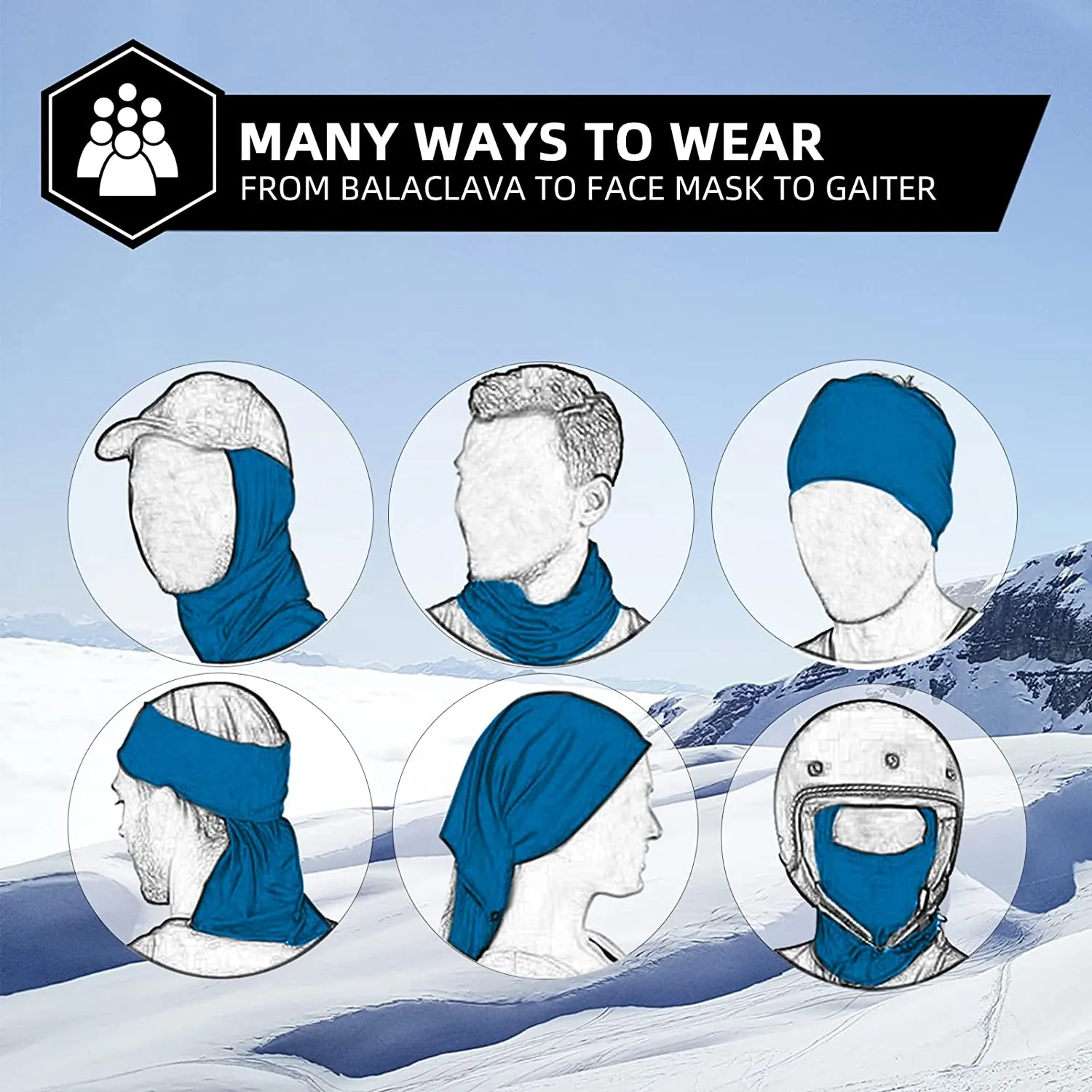 Cold Weather Ski Mask for Men