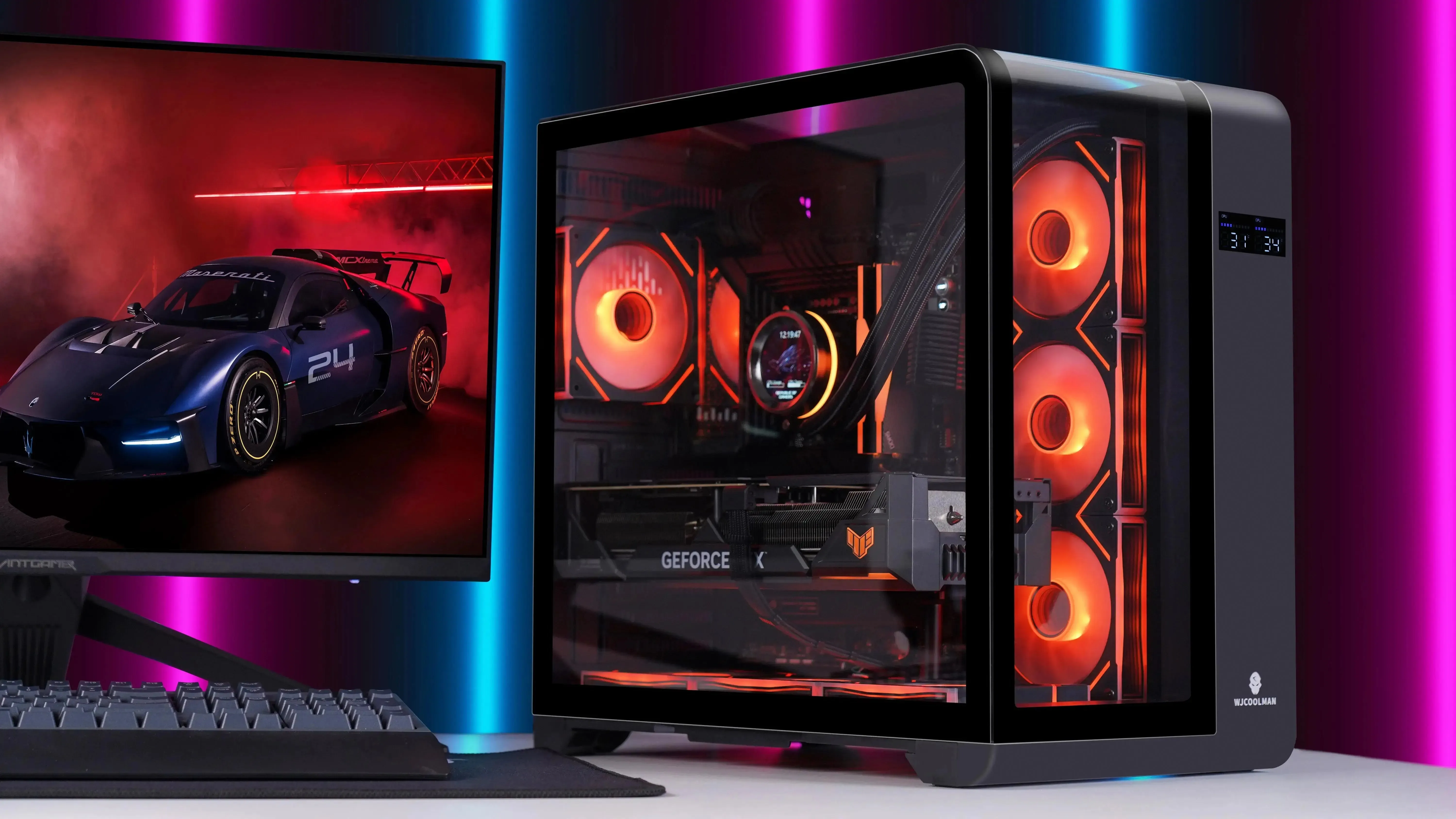 Customized Gaming PC intel i7 14700KF  Nvidia RTX 4070 - 1T NVME SSD WIN11 Pro 360 AIO Liquid Cooler