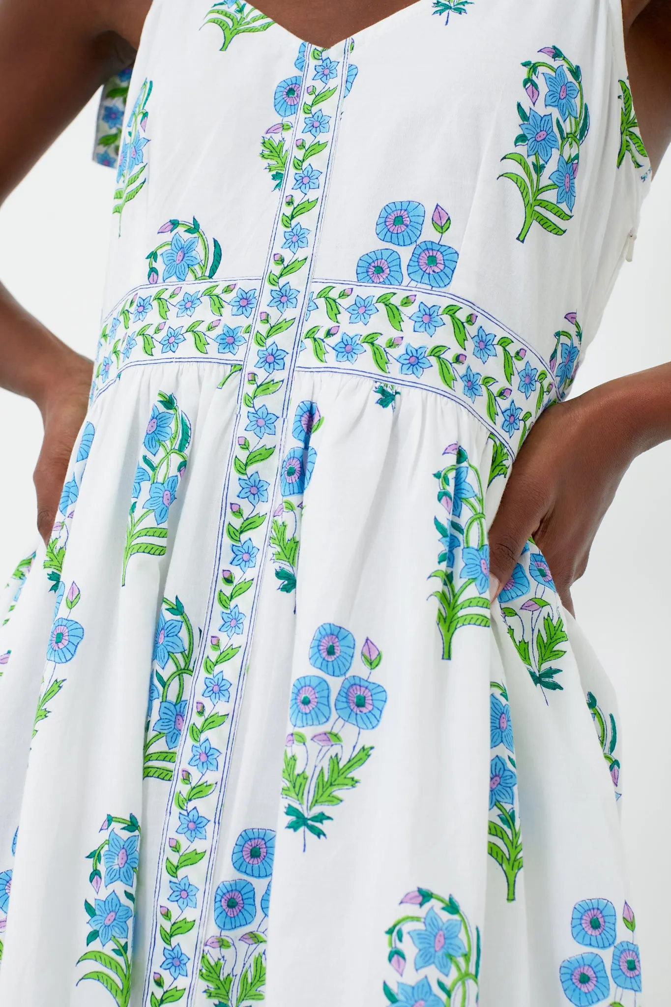 Cyan Magnolia Maree Dress