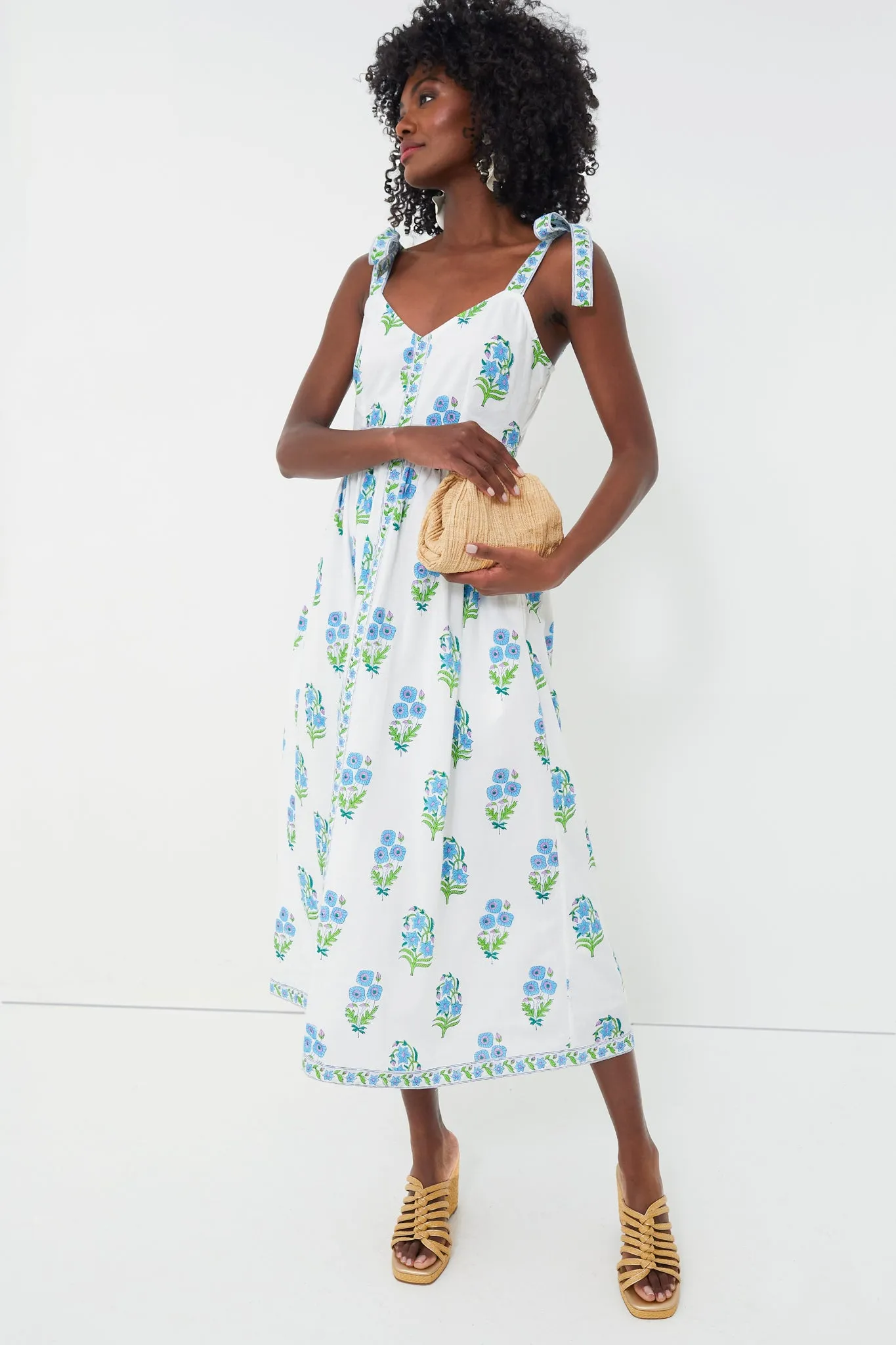 Cyan Magnolia Maree Dress