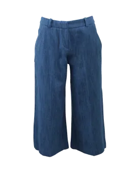 Denim Wash Culottes