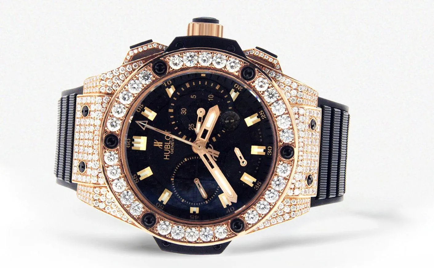 Diamond Hublot King Power | Rose Gold