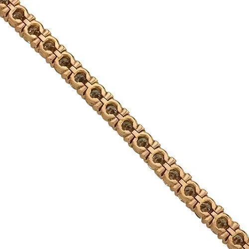 Diamond Tennis Bracelet in 14k Rose Gold 15 Ctw