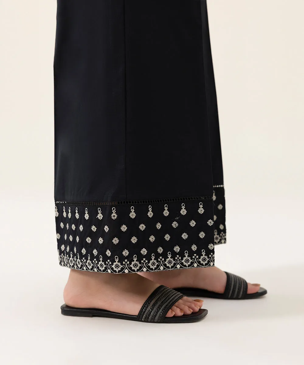 Embroidered Cambric Culottes