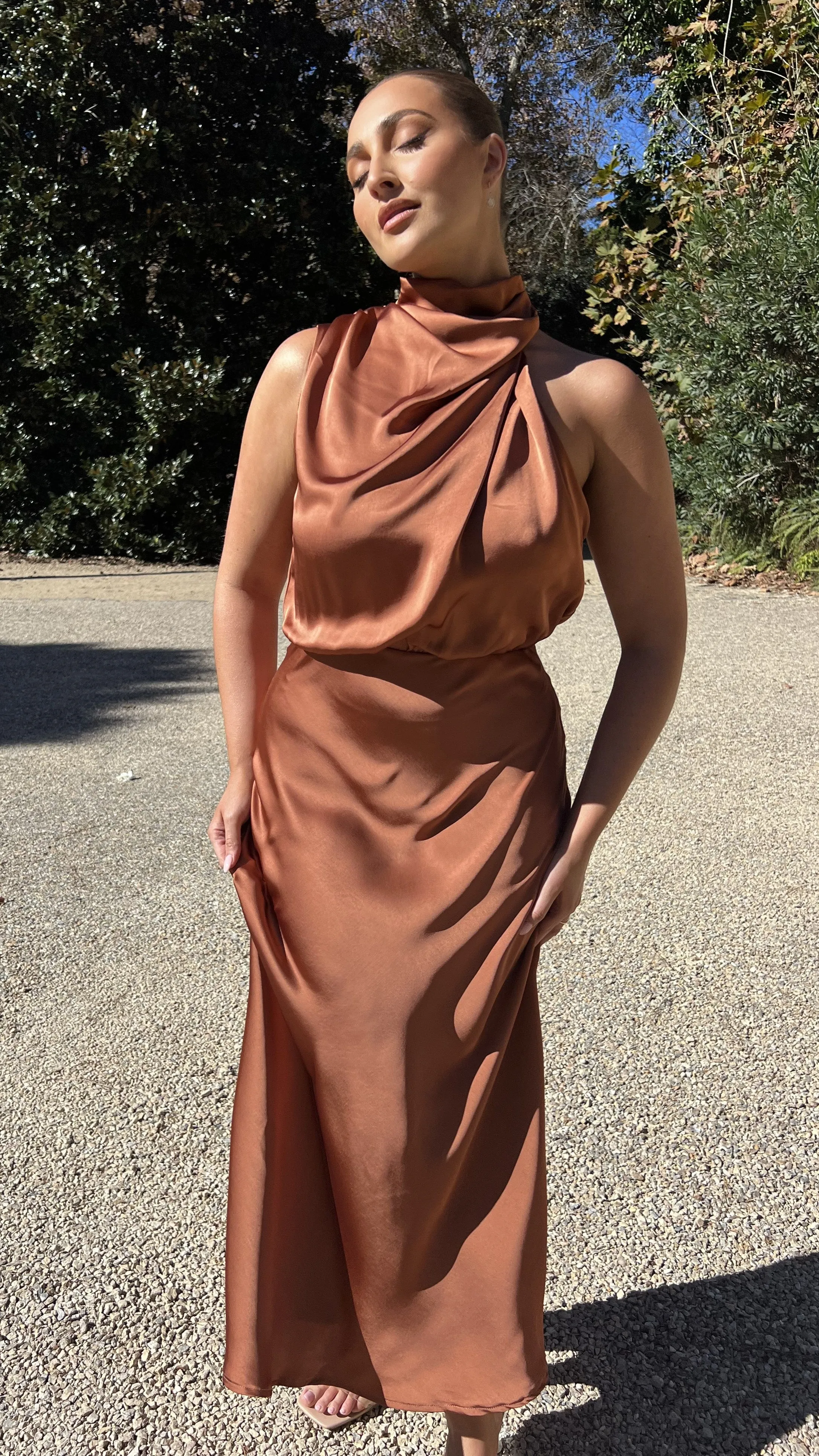 Esther Maxi Dress - Copper