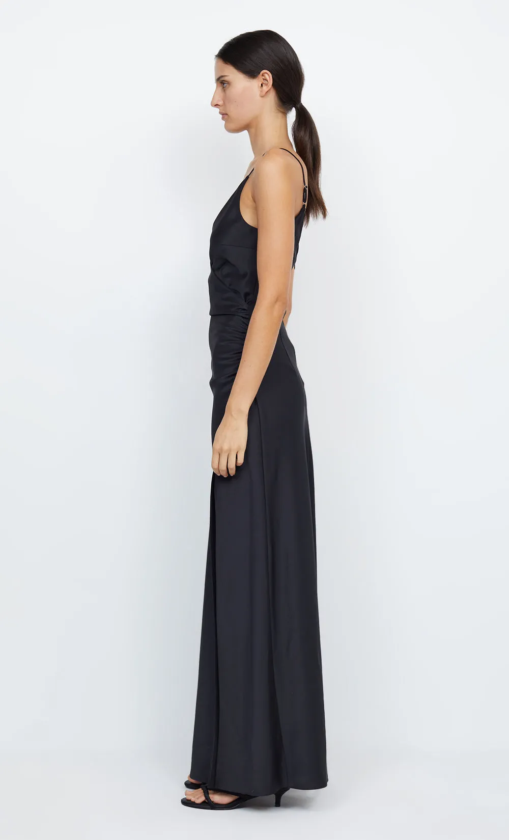 ETERNITY V MAXI DRESS - BLACK