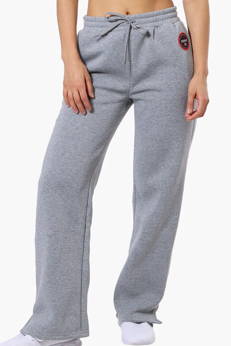 Fahrenheit Tie Waist Basic Sweatpants - Grey