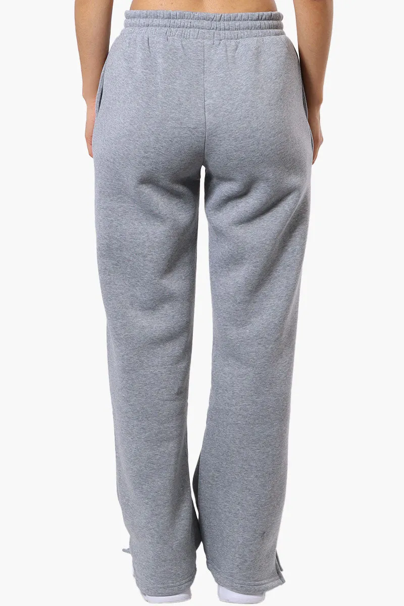 Fahrenheit Tie Waist Basic Sweatpants - Grey