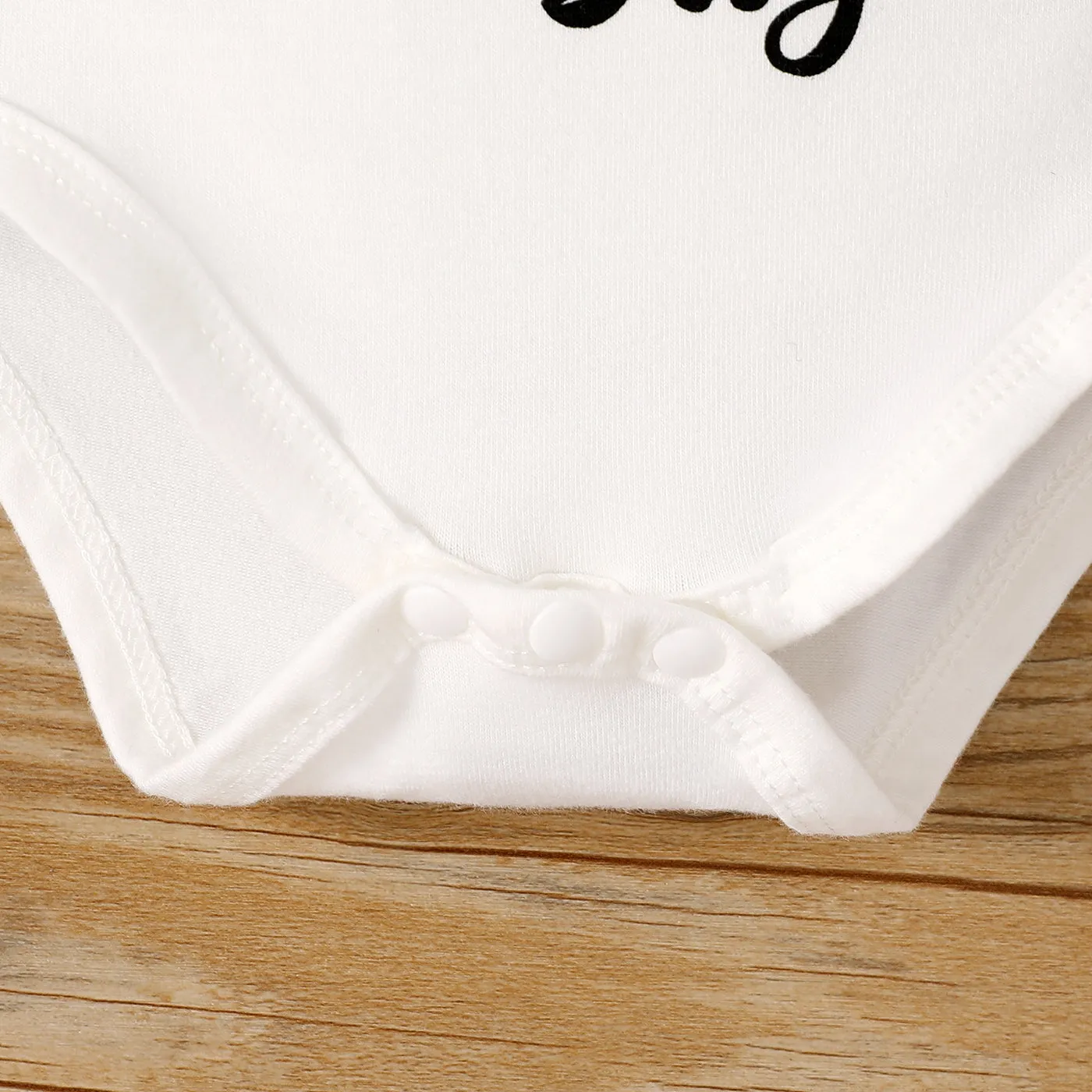 Father's day Baby Girl/Boy Letter & Number Print Romper