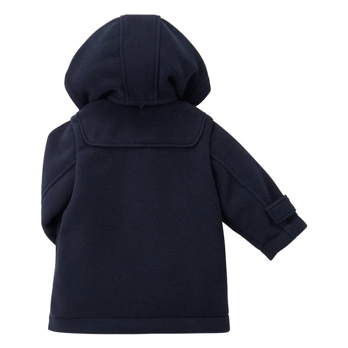 Fleece Duffle Coat - Navy