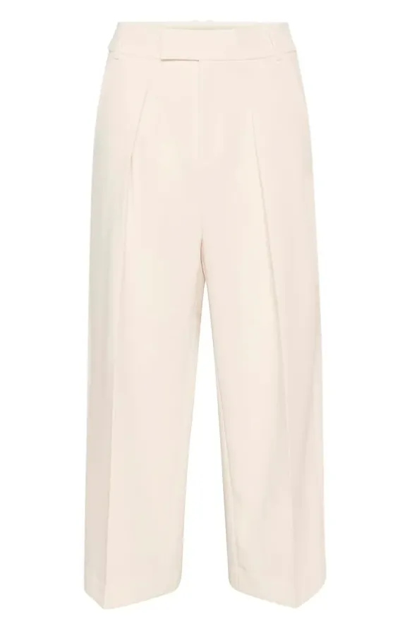 INWEAR<BR>
Xena Culotte Trousers<BR>
Vanilla Cream<BR>