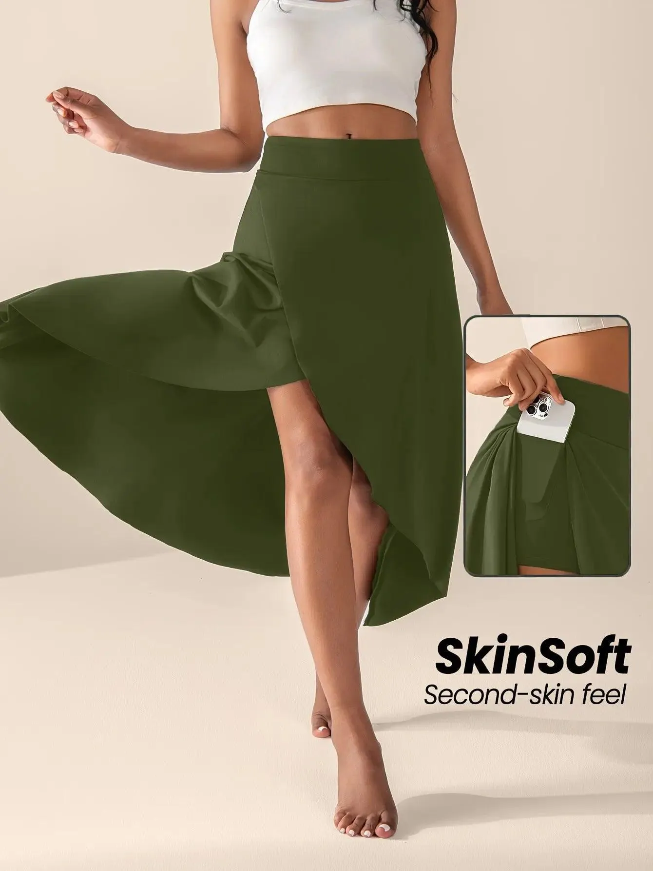 Irregular Split Elegant Skirt