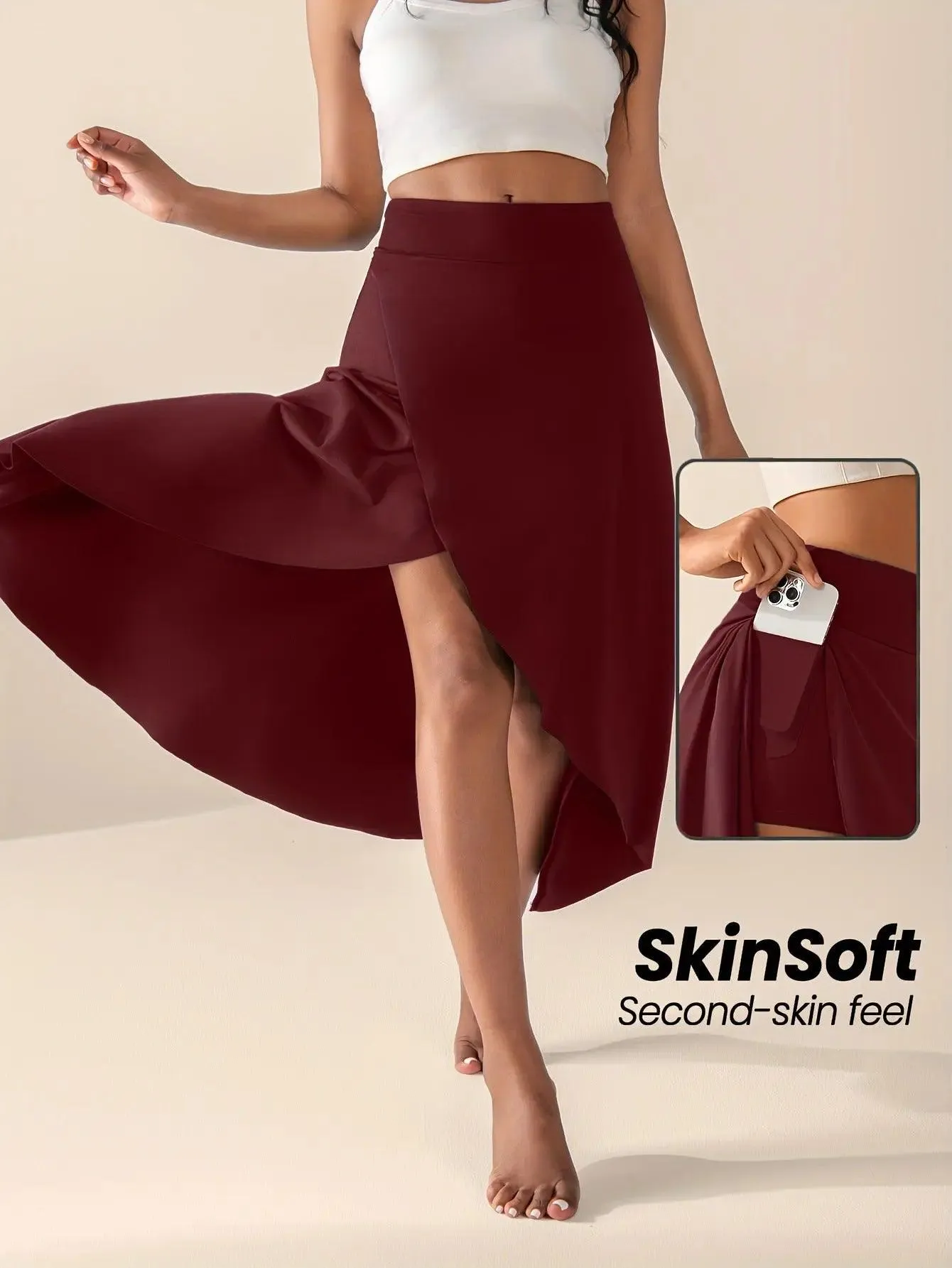 Irregular Split Elegant Skirt