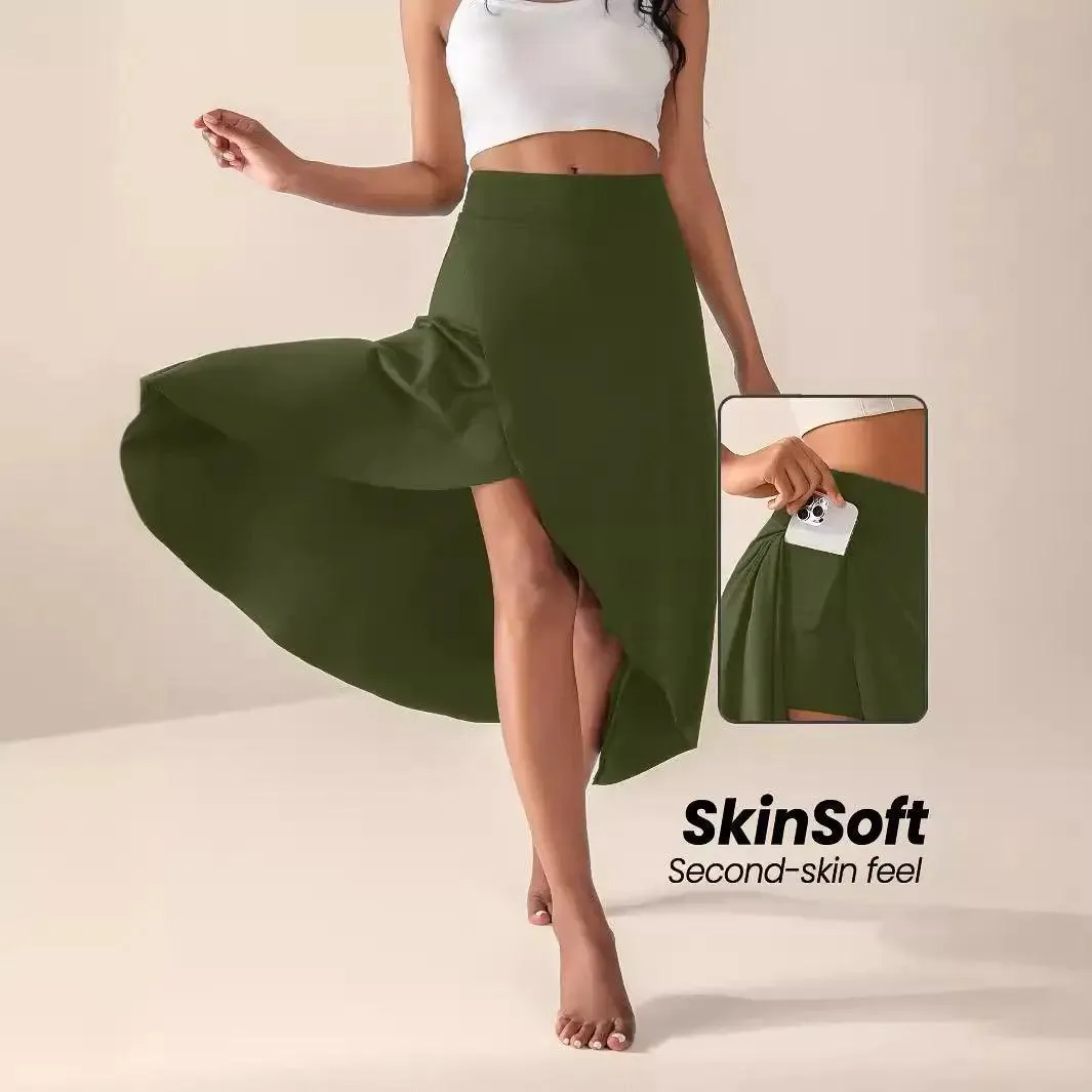 Irregular Split Elegant Skirt