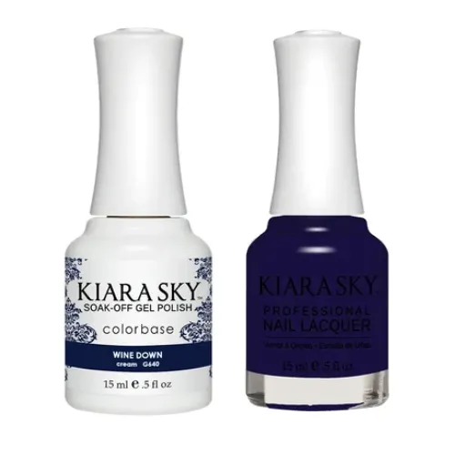 Kiara Sky Classic Gel & Polish Duo - 640 Wine Down