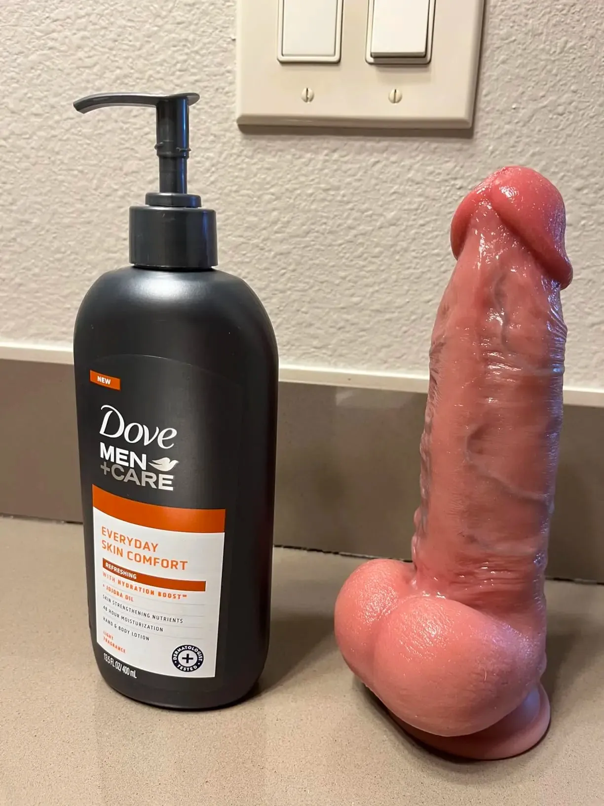 King Cock 2'' Diameter Realistic Silicone Thick Girthy Dildo with Strong Suction Cup