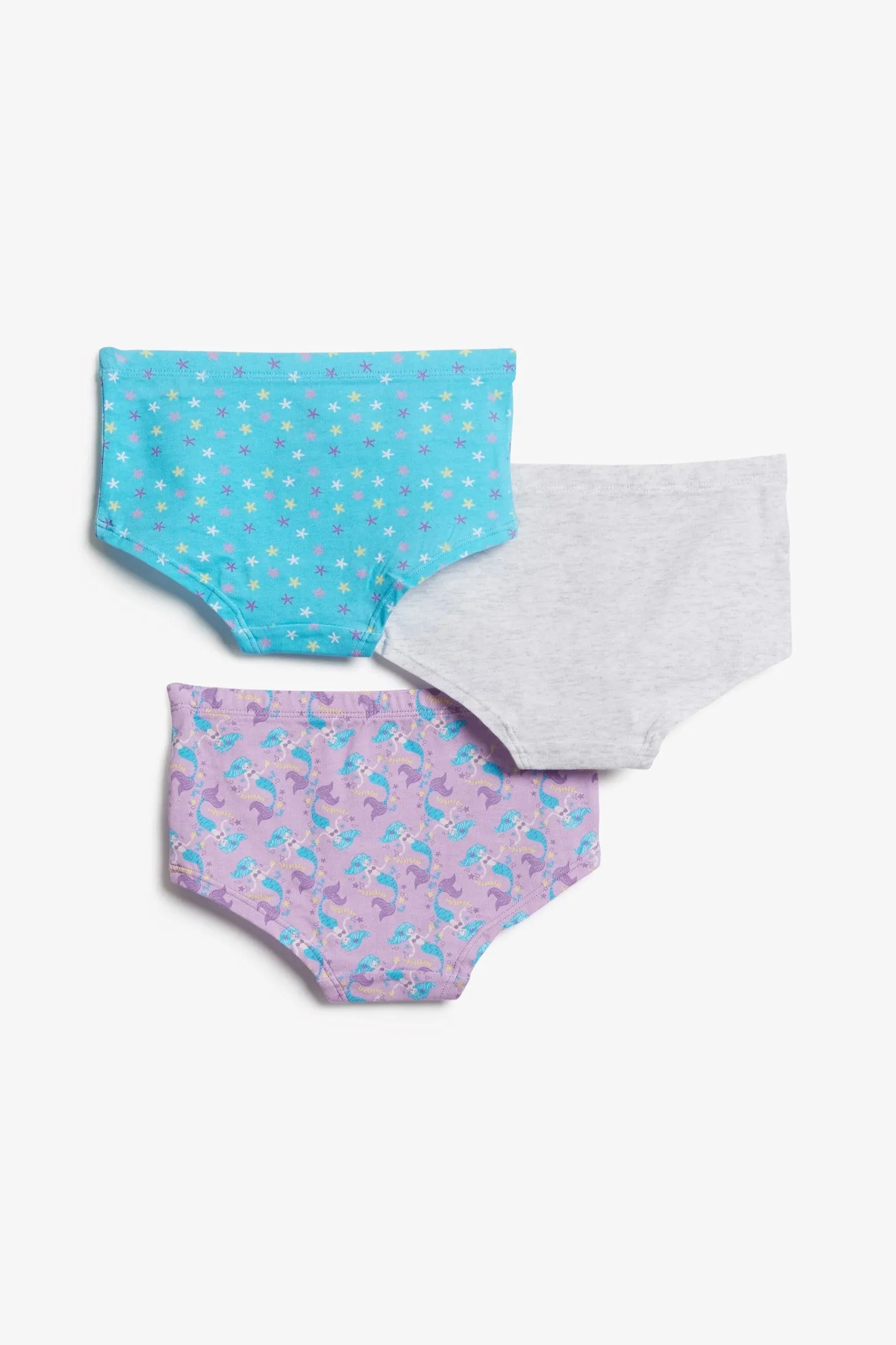 Lot de 3 culottes garçonnes en coton - Enfant fille