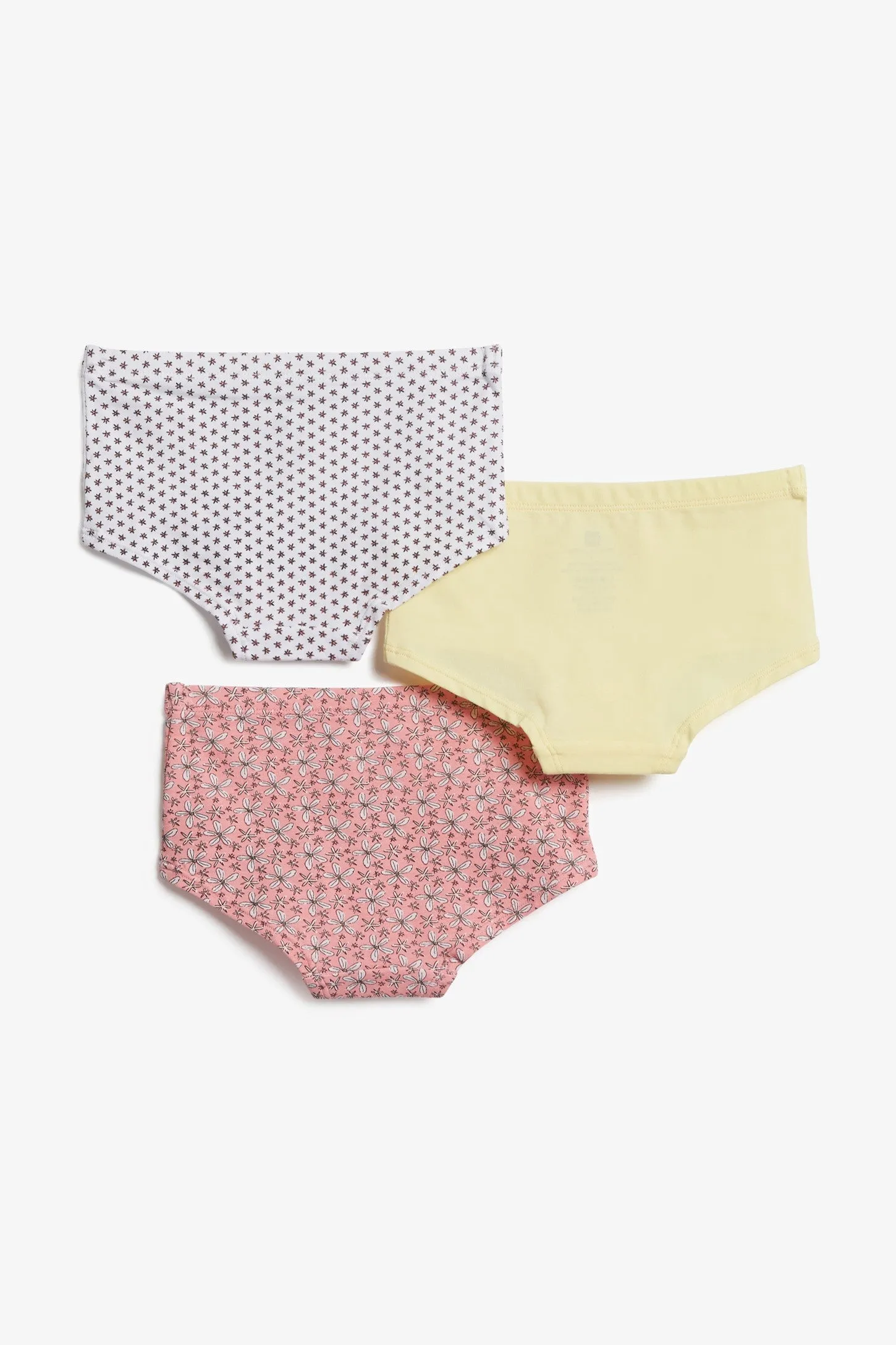 Lot de 3 culottes garçonnes en coton - Enfant fille