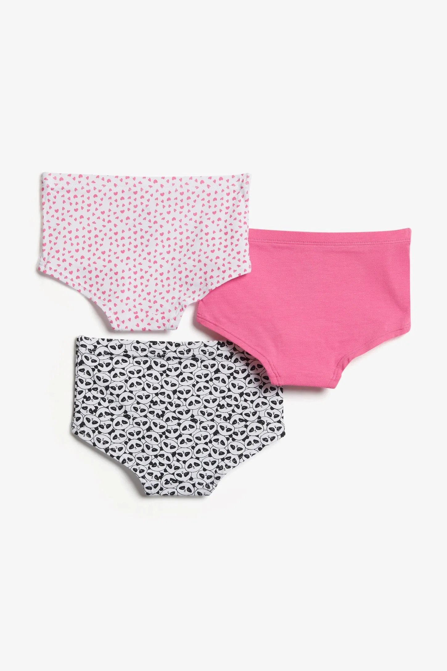 Lot de 3 culottes garçonnes en coton - Enfant fille