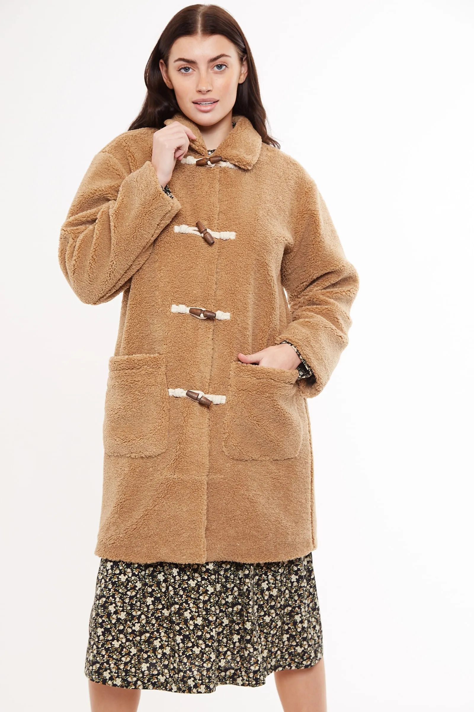 Louche Narimane Borg Duffle Coat - Camel