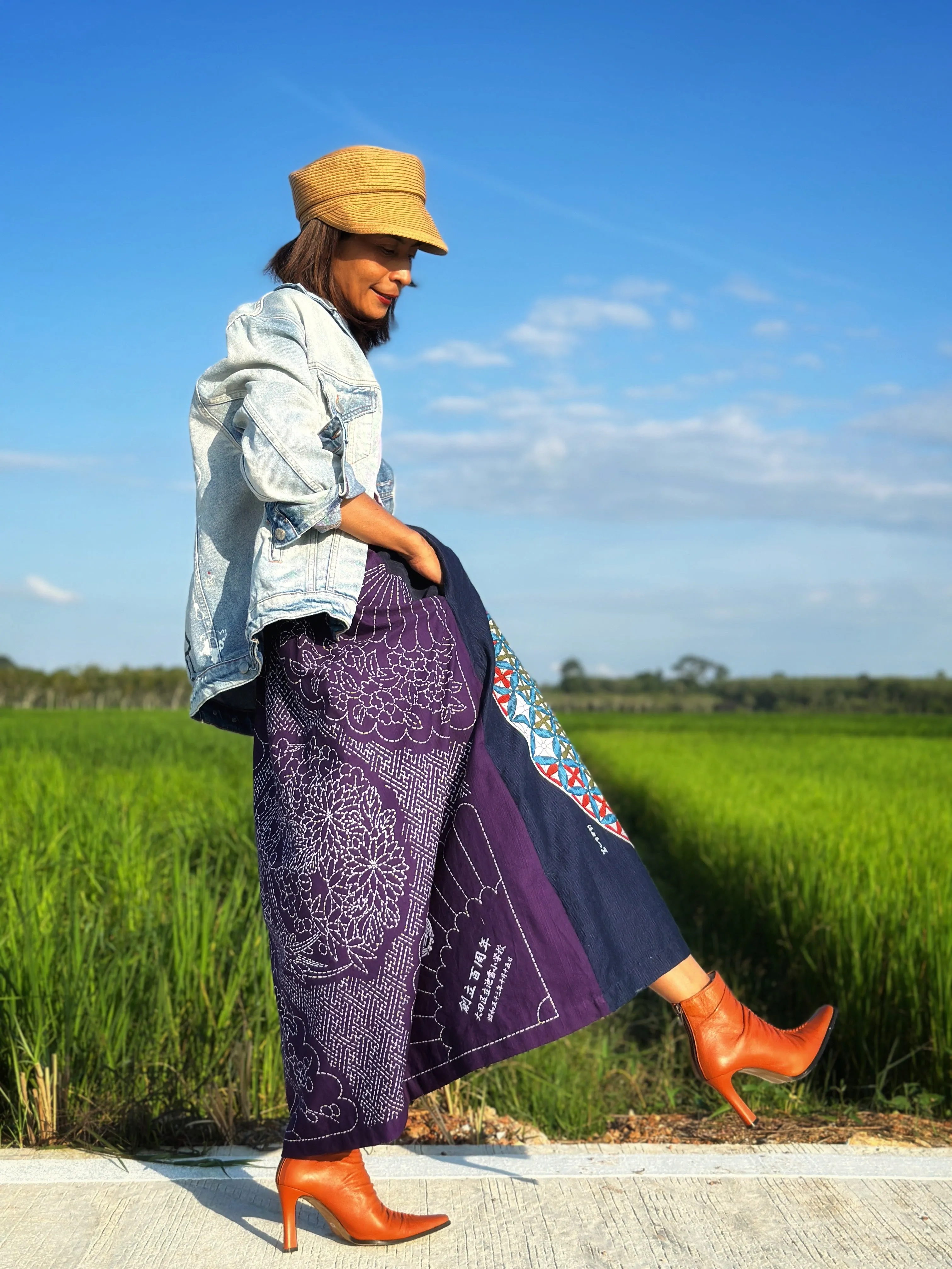 Mandala Patchwork Skirt