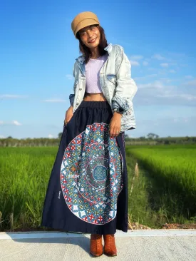 Mandala Patchwork Skirt