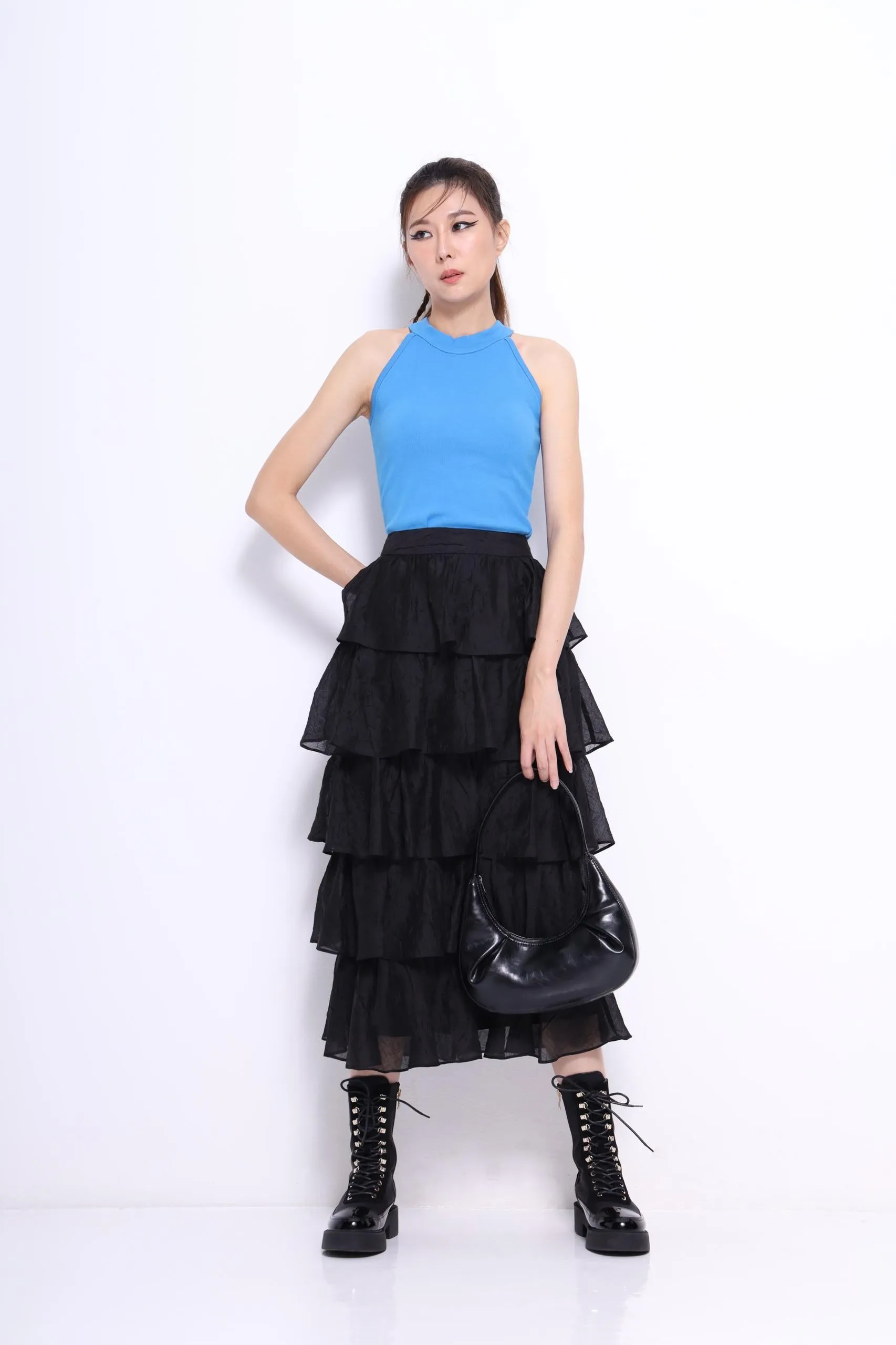 May Layered Maxi Skirt