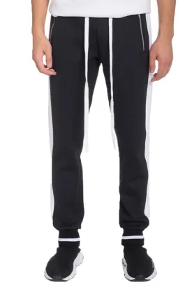 Men's Black Heavyweight Sweat Jogger Pants