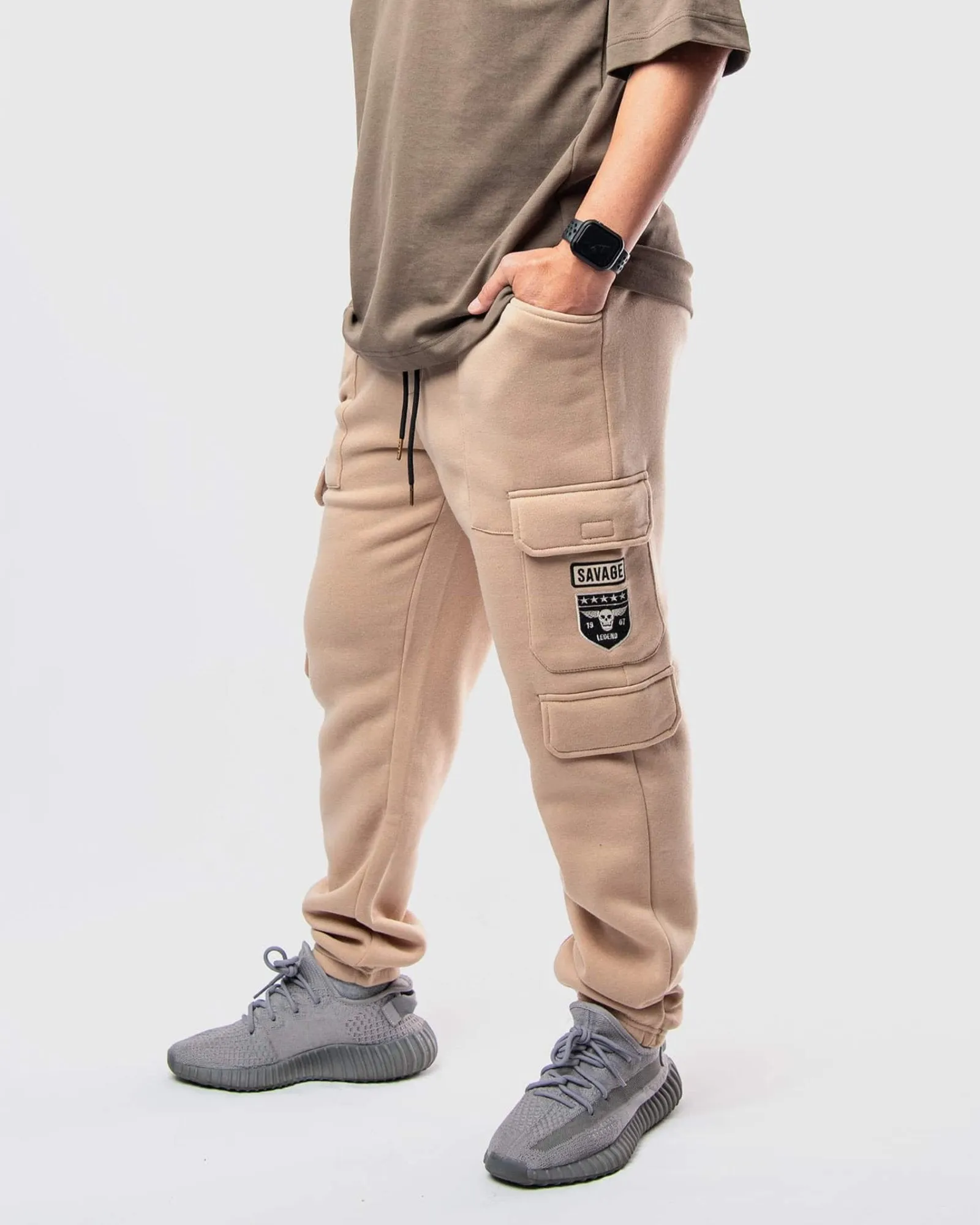 MEN'S GEDALIAH FLEECE CARGO JOGGERS