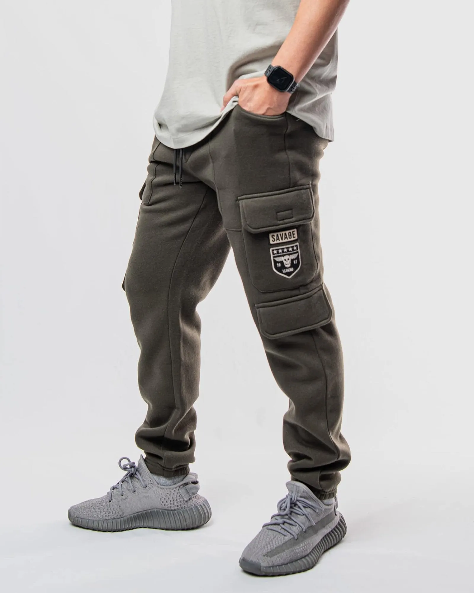 MEN'S GEDALIAH FLEECE CARGO JOGGERS