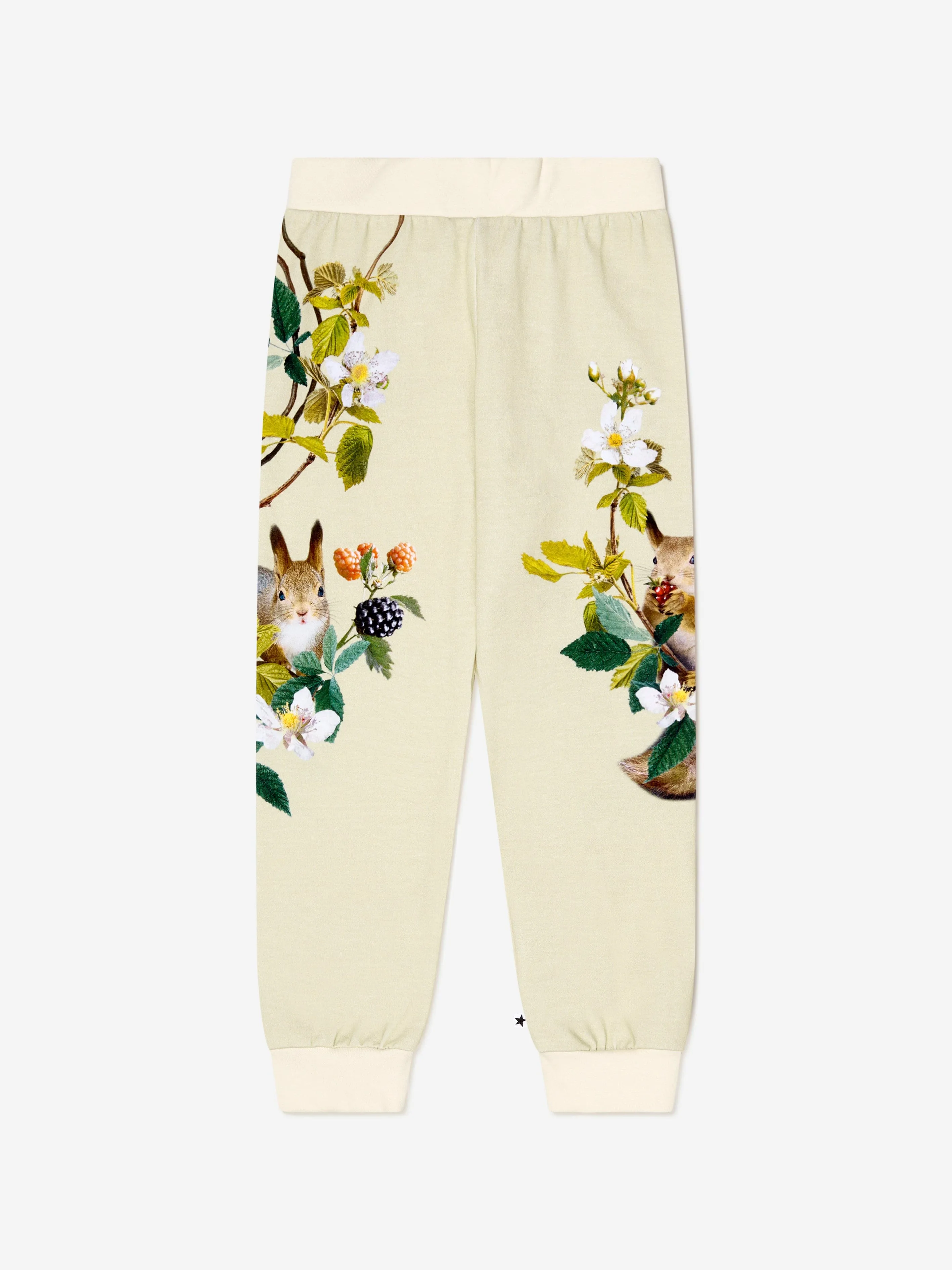 Molo Baby Girls Organic Cotton Squirrel Joggers