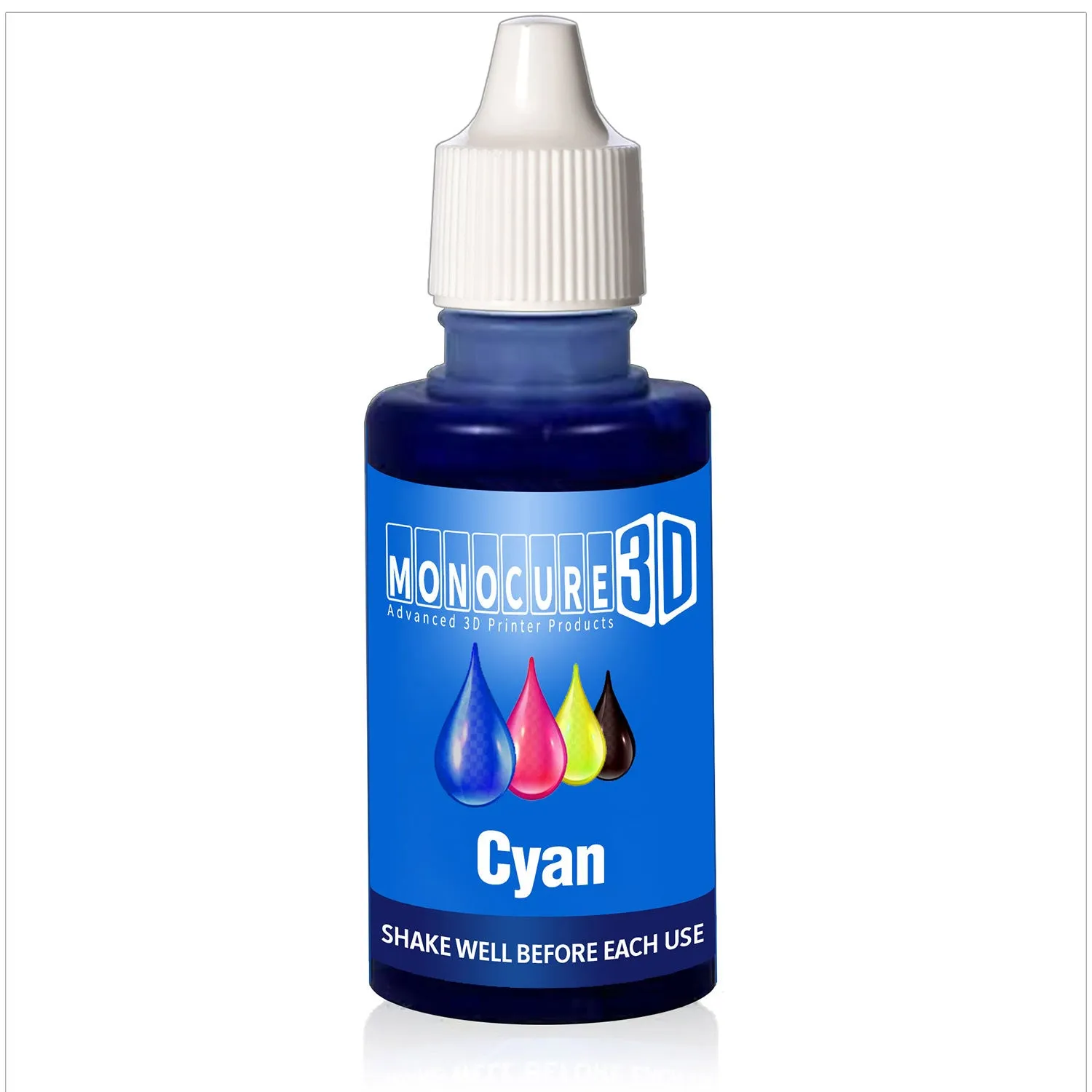 Monocure 3D CMYK Pigment- 30mL Cyan