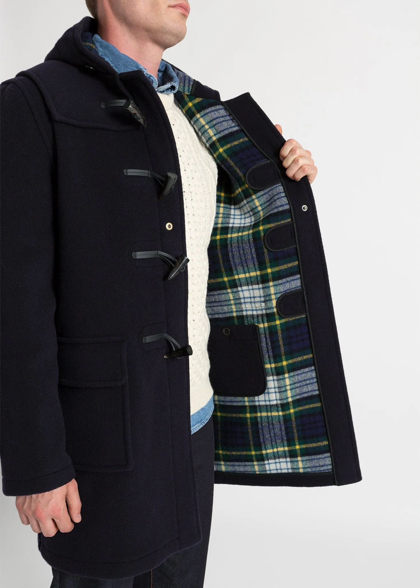 Morris Duffle Coat Navy Dress Gordon