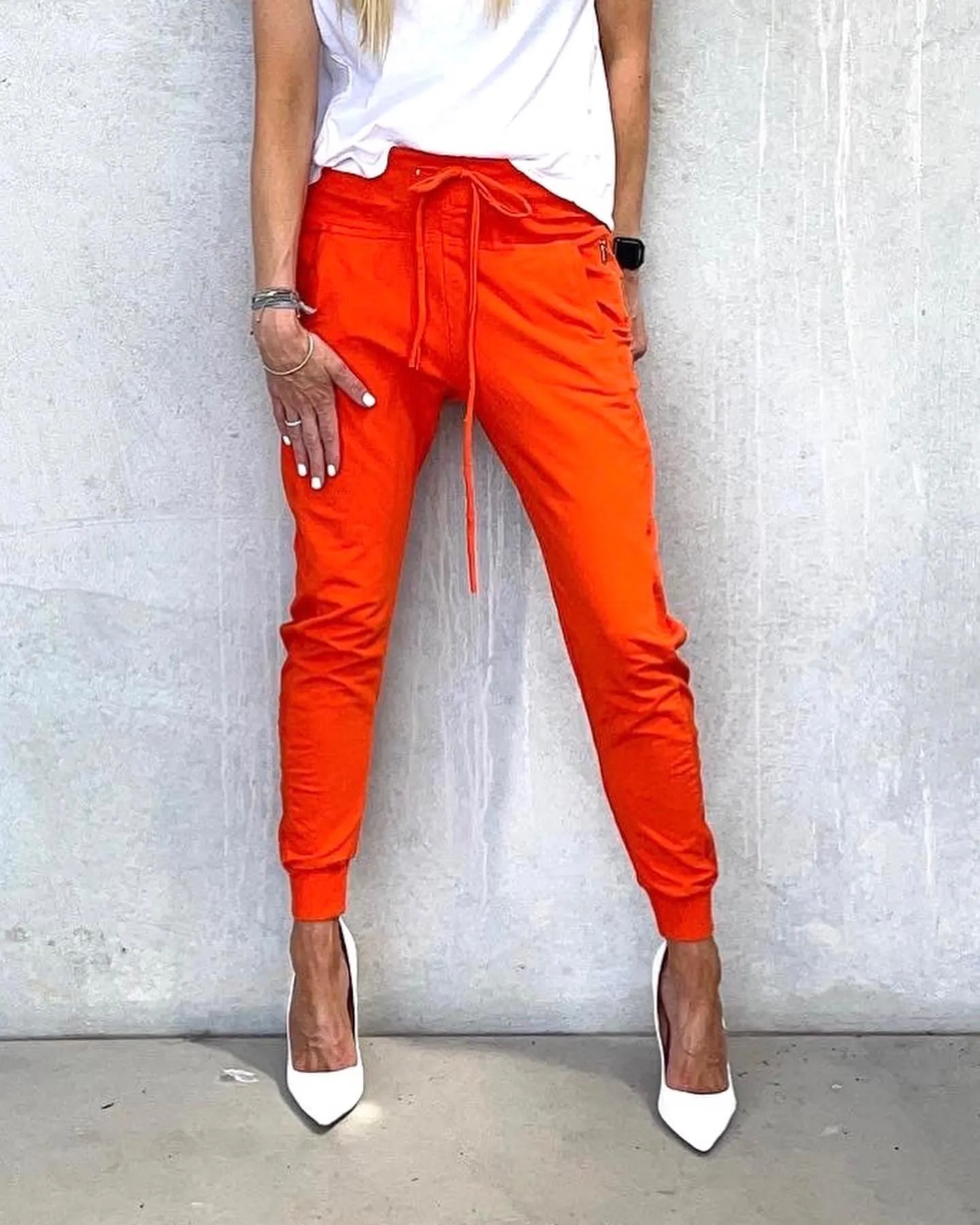 Neon orange ULTIMATE joggers