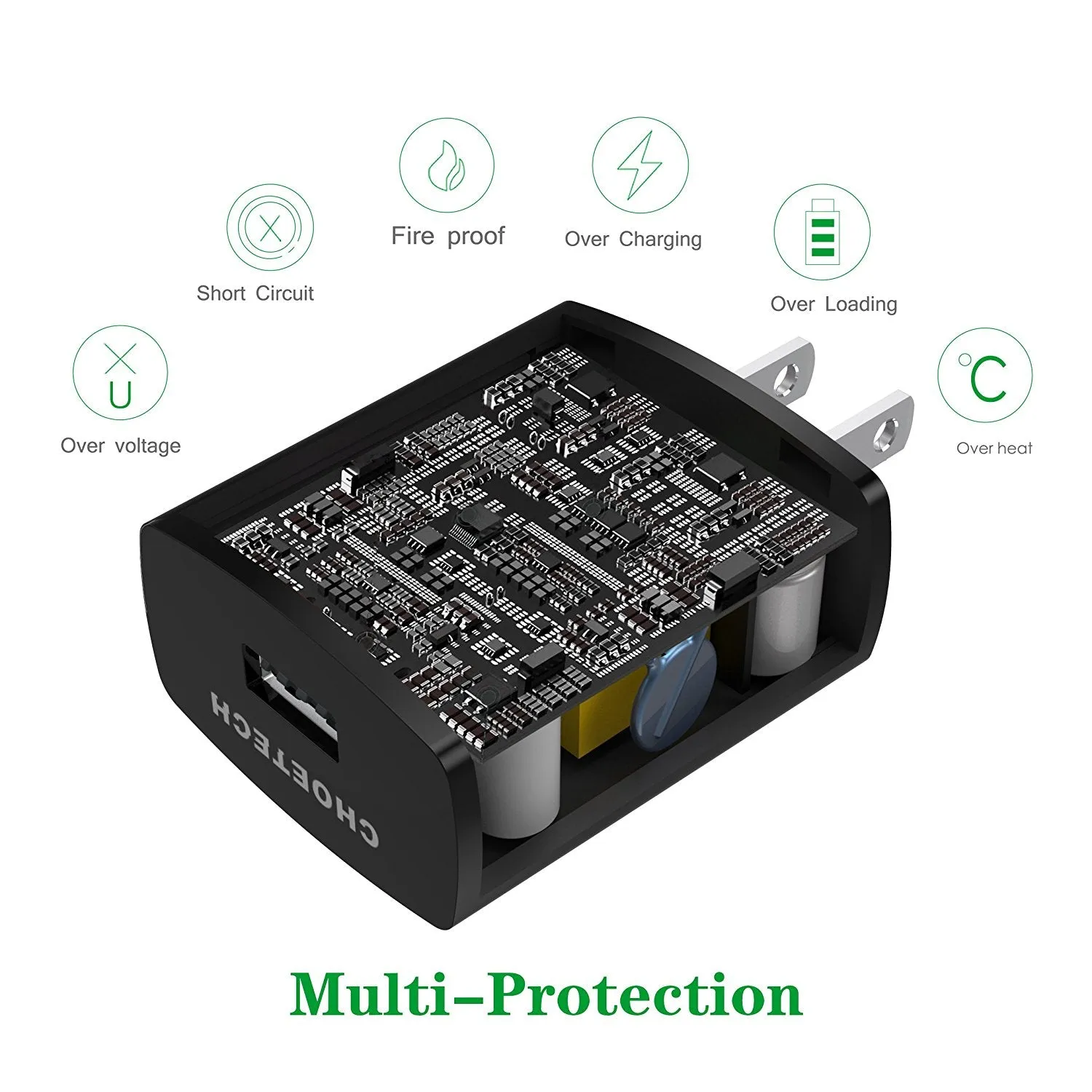 Q3001 2In1 USB Charger with Quick Charge 3.0 (4 times faster)