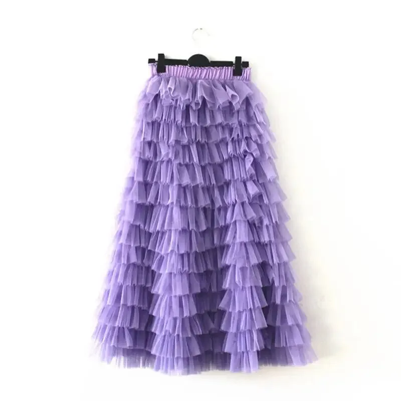 Ruffled Mesh Tutu Skirts