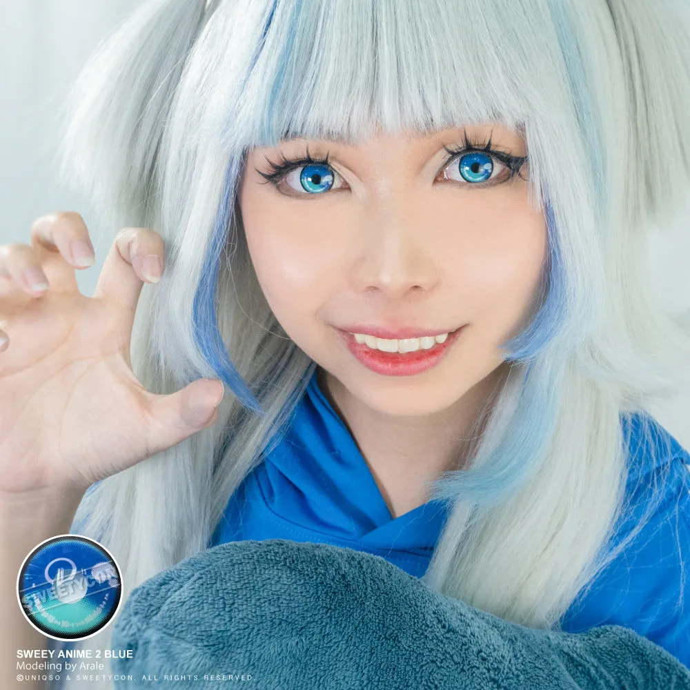 Sweety Anime 2 Cyan Turquoise (1 lens/pack)