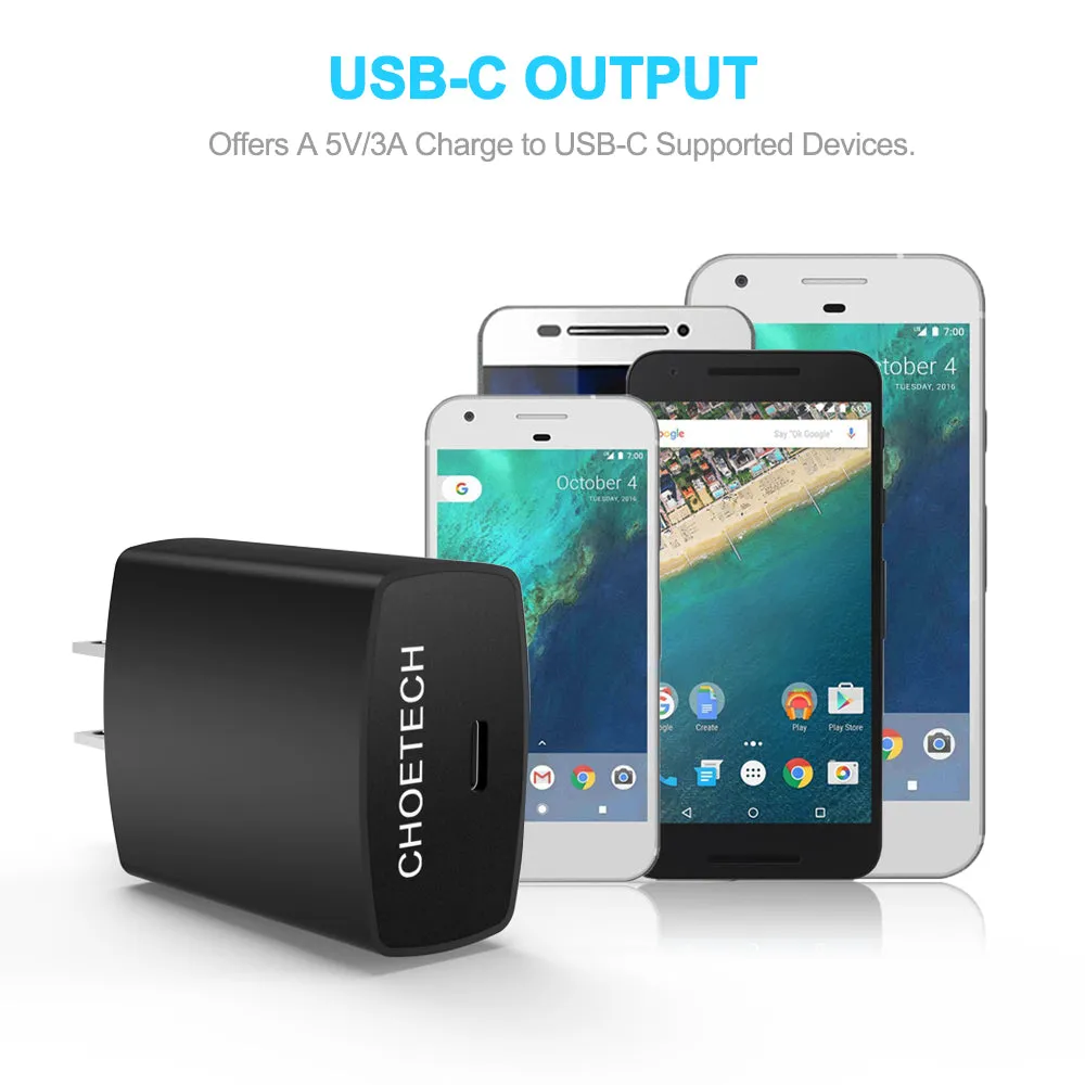 USB-C Wall Charger (5v/3a)